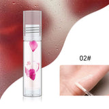 3-Color Rose Real Flower Lip Oil