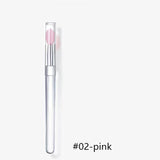 4-Color Silicone Lip Brush With Cover Portable Lipstick Brush Lip Mask Brush Lipstick Brush