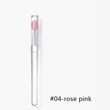 4-Color Silicone Lip Brush With Cover Portable Lipstick Brush Lip Mask Brush Lipstick Brush